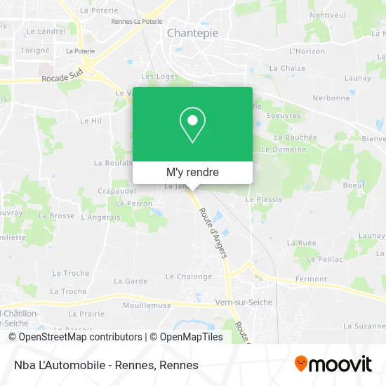 Nba L'Automobile - Rennes plan