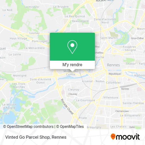Vinted Go Parcel Shop plan