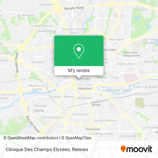 Clinique Des Champs Elysées plan