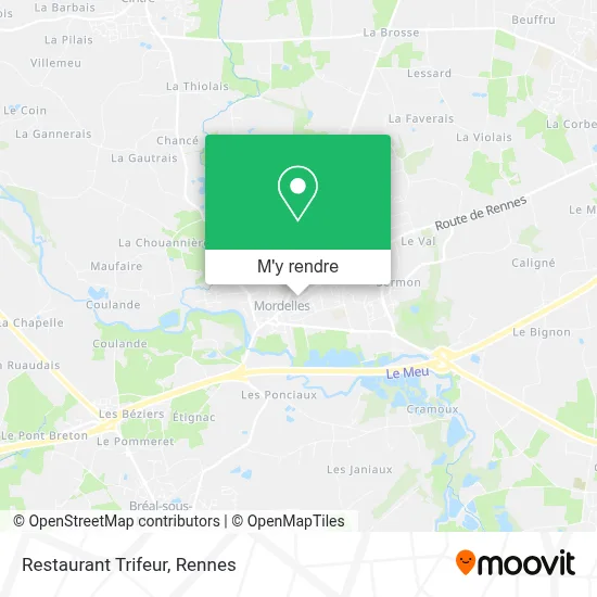 Restaurant Trifeur plan