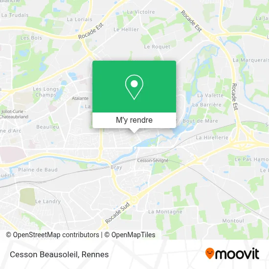 Cesson Beausoleil plan