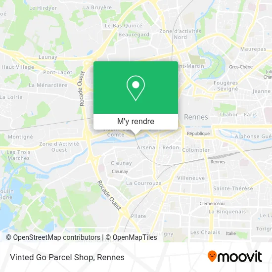 Vinted Go Parcel Shop plan