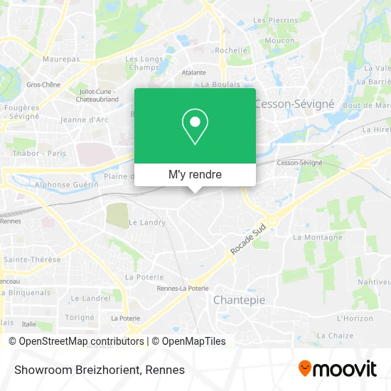 Showroom Breizhorient plan