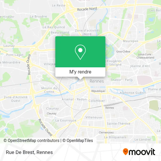 Rue De Brest plan