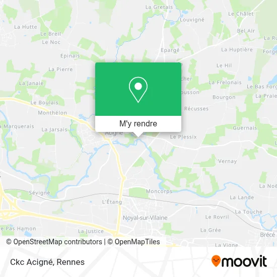 Ckc Acigné plan