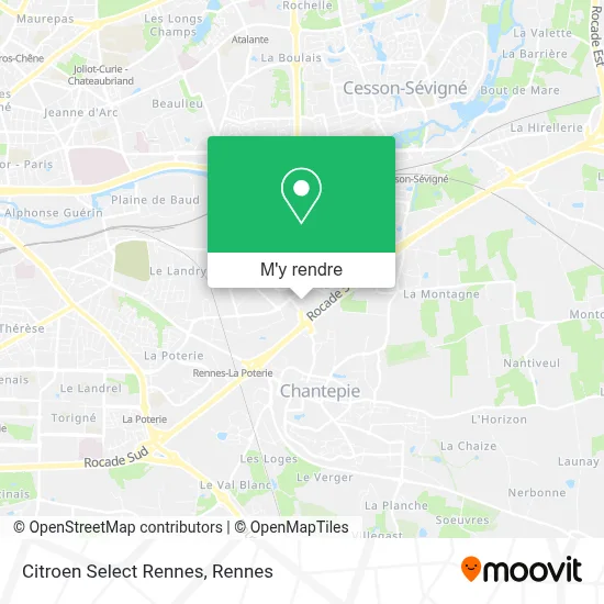Citroen Select Rennes plan