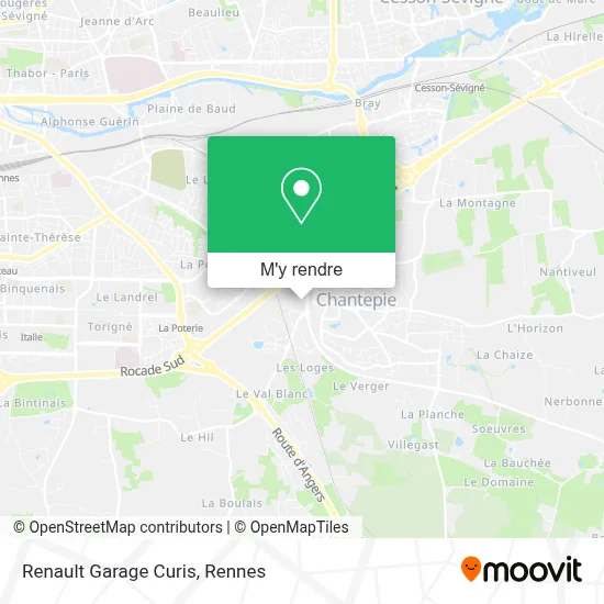 Renault Garage Curis plan