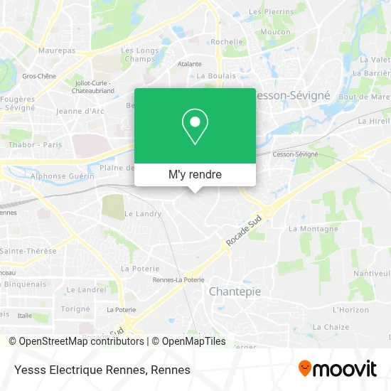 Yesss Electrique Rennes plan