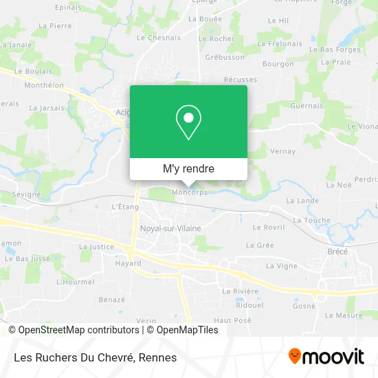 Les Ruchers Du Chevré plan