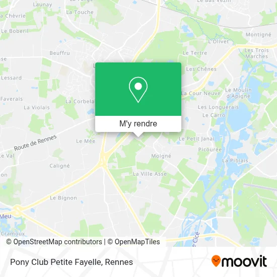 Pony Club Petite Fayelle plan