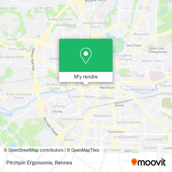 Pitchpin Ergonomie plan