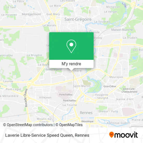 Laverie Libre-Service Speed Queen plan