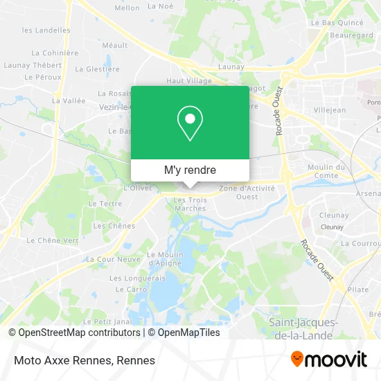 Moto Axxe Rennes plan