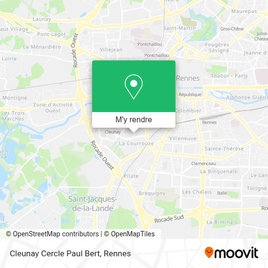 Cleunay Cercle Paul Bert plan