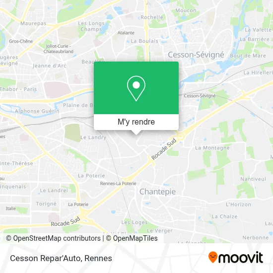 Cesson Repar'Auto plan
