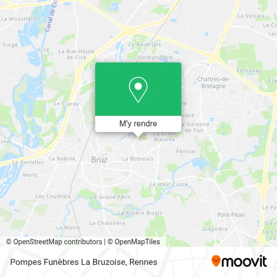 Pompes Funèbres La Bruzoise plan