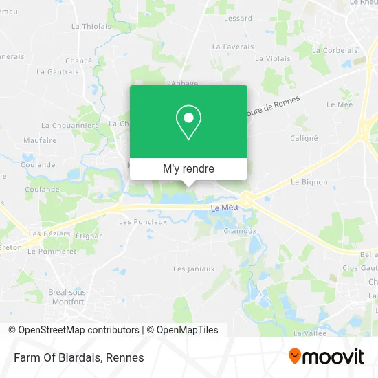 Farm Of Biardais plan