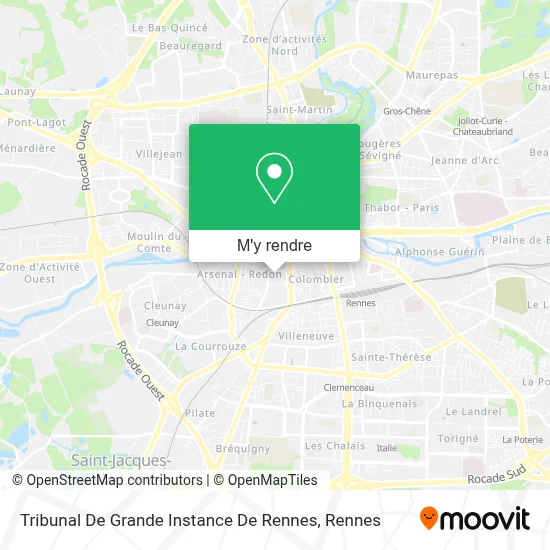 Tribunal De Grande Instance De Rennes plan