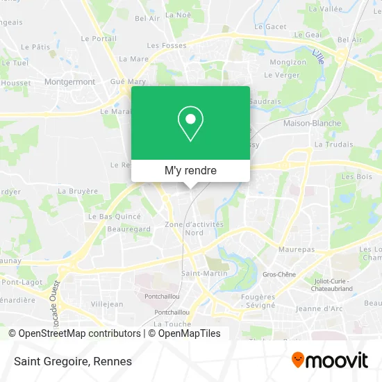 Saint Gregoire plan