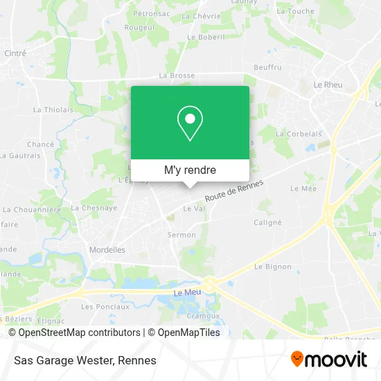 Sas Garage Wester plan
