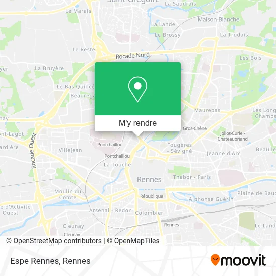 Espe Rennes plan