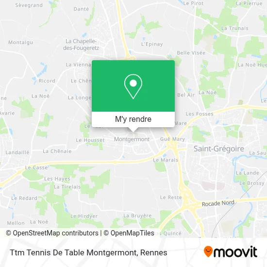 Ttm Tennis De Table Montgermont plan