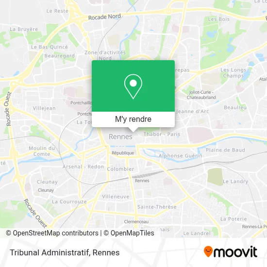 Tribunal Administratif plan