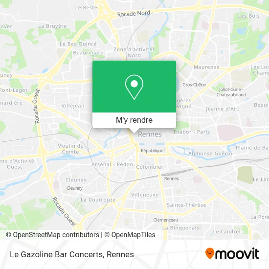 Le Gazoline Bar Concerts plan