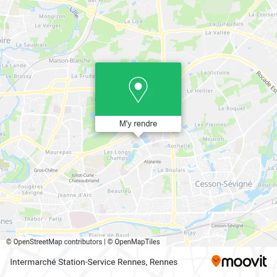 Intermarché Station-Service Rennes plan