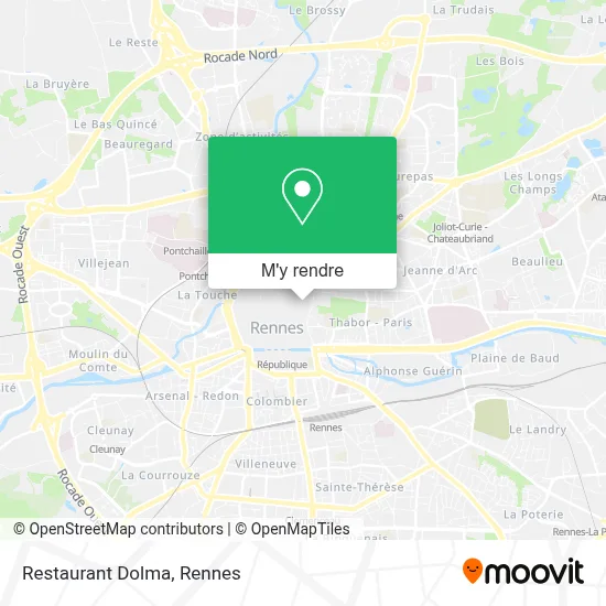 Restaurant Dolma plan