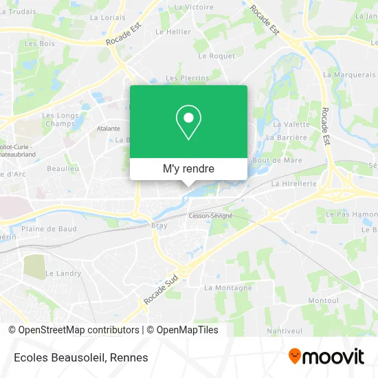 Ecoles Beausoleil plan