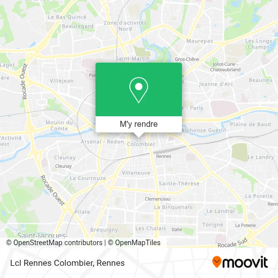 Lcl Rennes Colombier plan