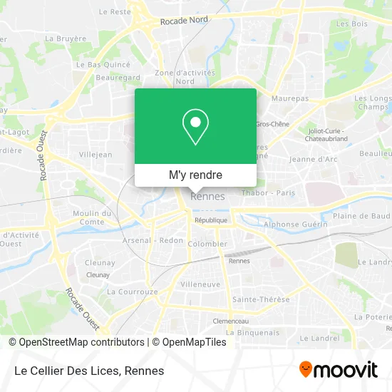 Le Cellier Des Lices plan