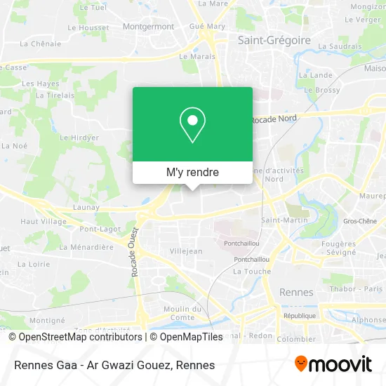 Rennes Gaa - Ar Gwazi Gouez plan