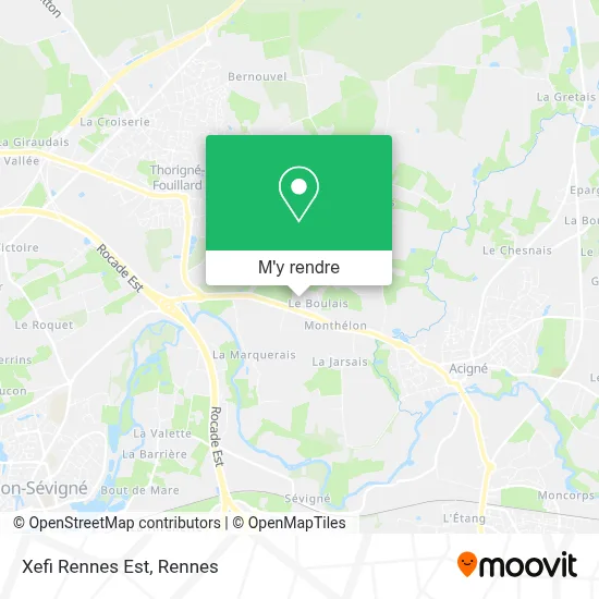 Xefi Rennes Est plan
