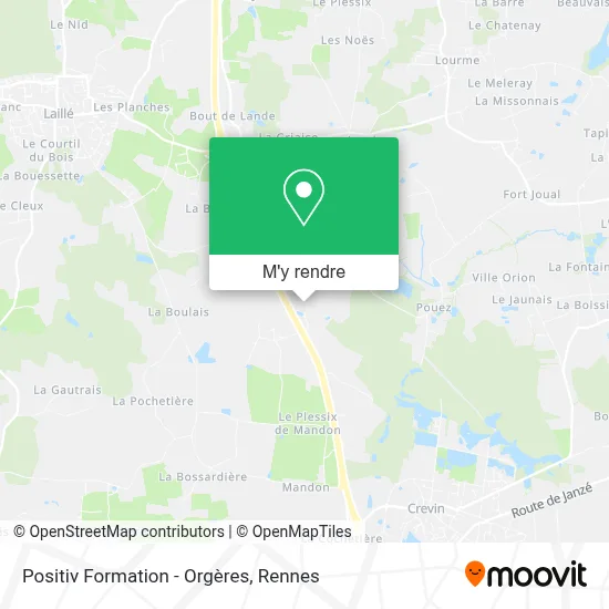 Positiv Formation - Orgères plan