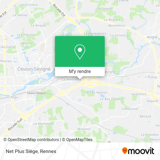 Net Plus Siège plan
