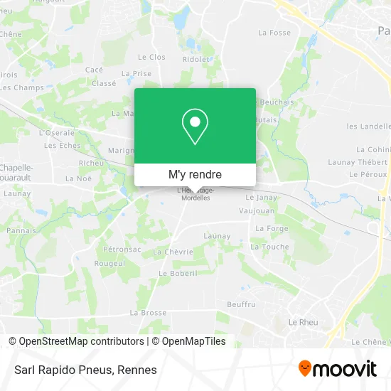 Sarl Rapido Pneus plan