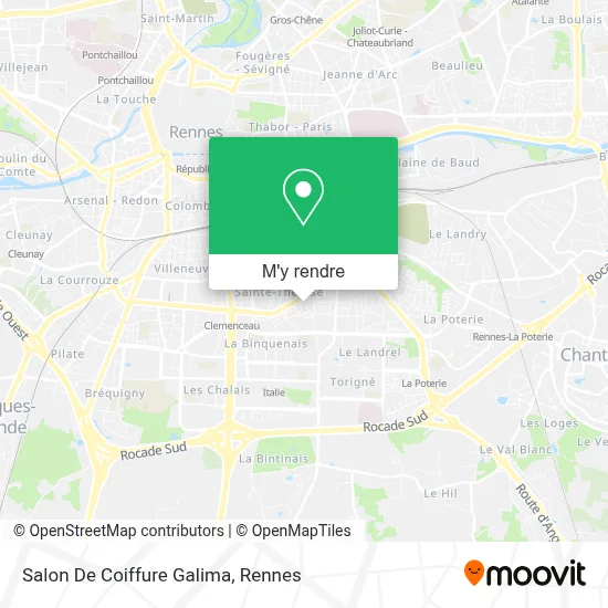 Salon De Coiffure Galima plan