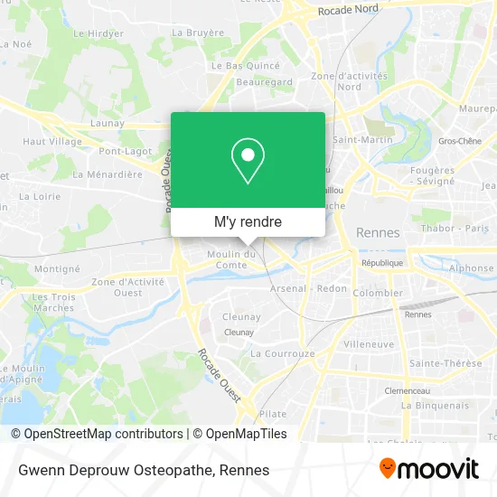 Gwenn Deprouw Osteopathe plan