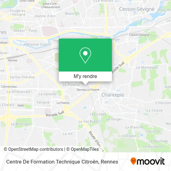 Centre De Formation Technique Citroën plan