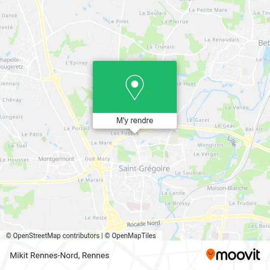 Mikit Rennes-Nord plan