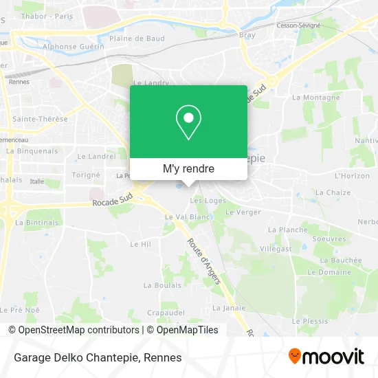 Garage Delko Chantepie plan