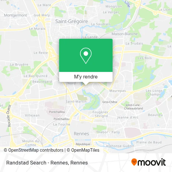 Randstad Search - Rennes plan
