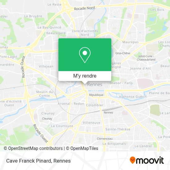 Cave Franck Pinard plan