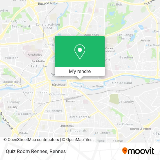 Quiz Room Rennes plan
