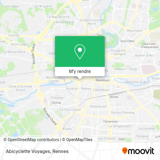 Abicyclette Voyages plan