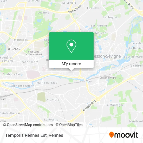 Temporis Rennes Est plan