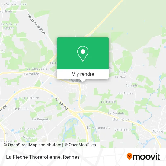 La Fleche Thorefolienne plan