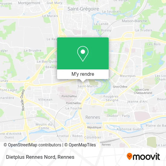 Dietplus Rennes Nord plan